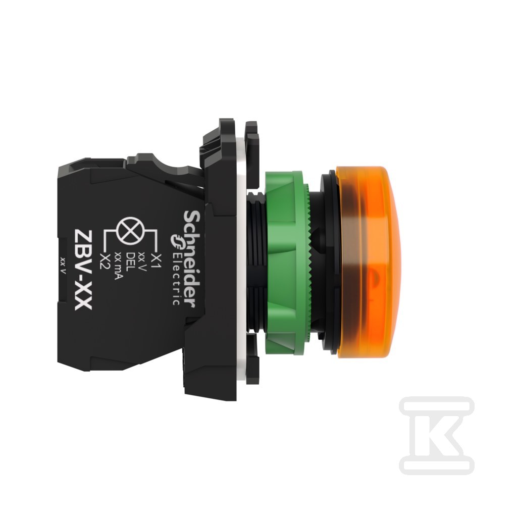 Luz de sinalização âmbar LED 24V de - XB5AVB5